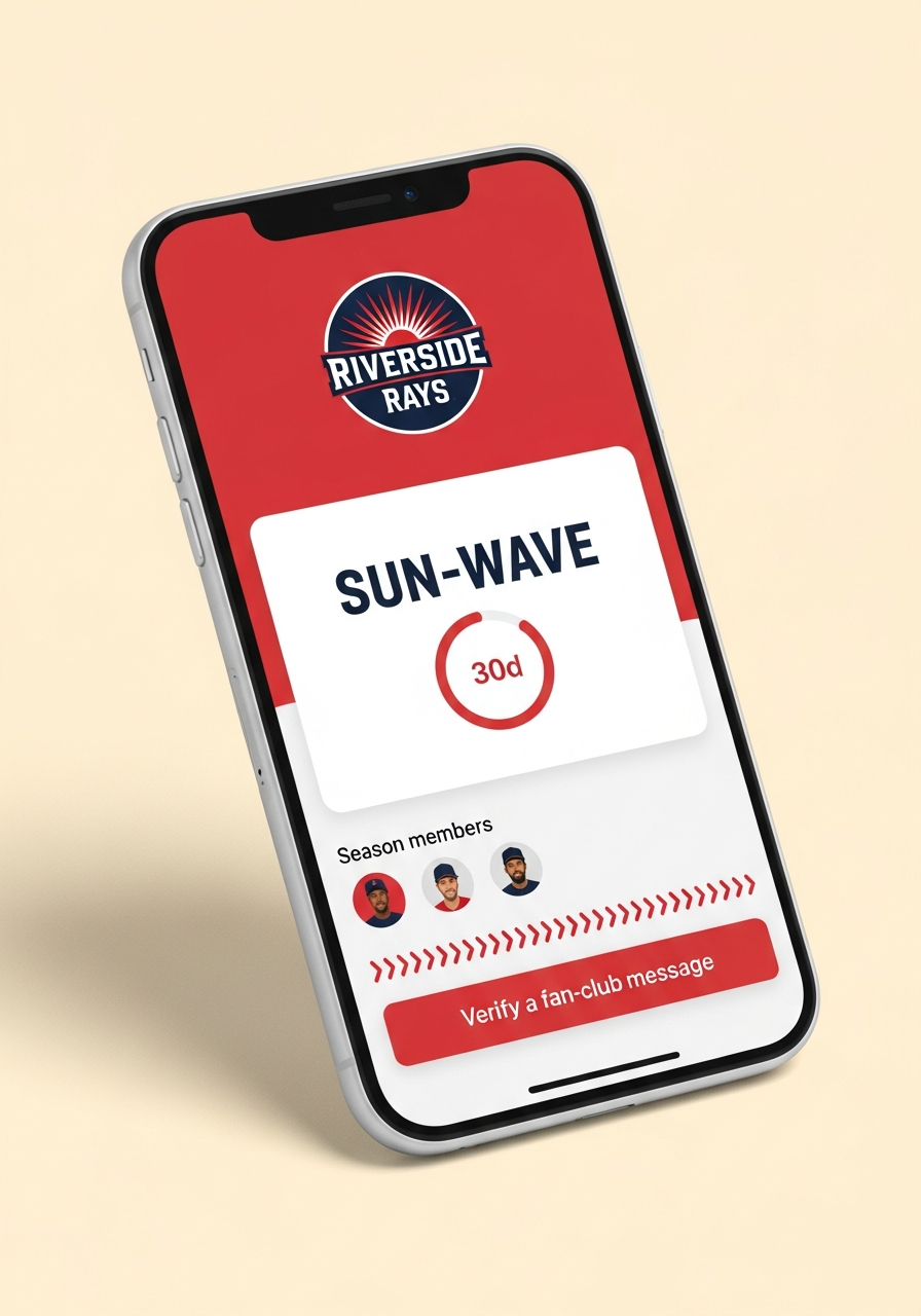 Trust Onion re-skinned for a fictional sports team